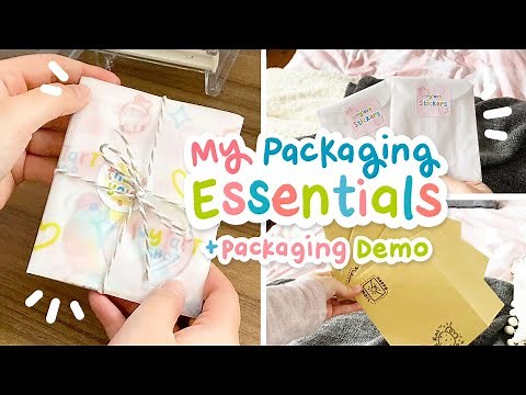 My Packaging Essentials + How I Package Orders ･ﾟ✧ | IVY TART 🍓 [CC]