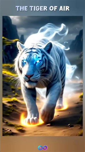 Air Made Tiger 🌬️🐅 | Roaring Wind Beast | Jhatka⚡Jolt #epicanimation #aiart