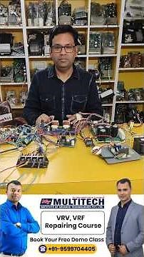 VRV VRF Repairing Course Launched | PCB Explained | HVAC Training | Multitech institute | VRV VRV