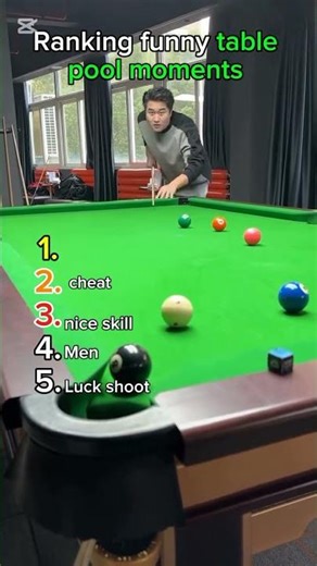 Ranking funny table pool moments #funny #funnyvideos