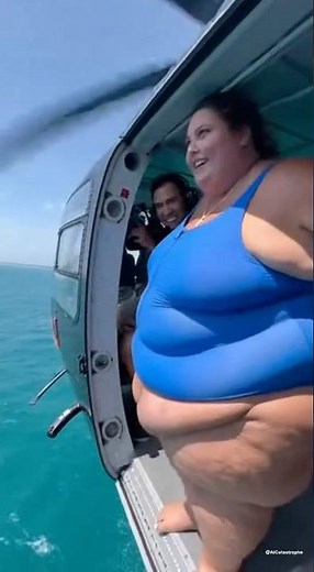 A Perfect Helicopter Dive… Until a Great White Shark Strikes 🦈