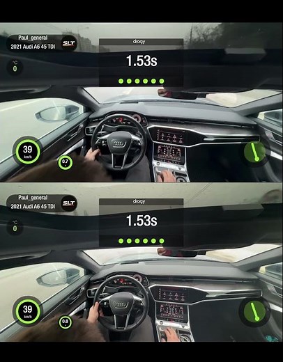 AUDI A6 c8 45TDI | Stage 1 + TCU | 0-100 | SLT Tuning