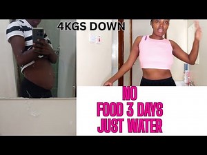 my 3 day water fast Results *weight loss journey *water fasting\\loose weight quickly\\water fasting