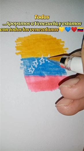 dibujen la bandera de Venezuela 🇻🇪 #drawing #viral #dibujo #artedigital #venezuela
