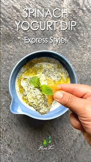 The Creamiest Spinach Yogurt Dip (Healthy & Easy) #Shorts #easyappetizer #healthyrecipes