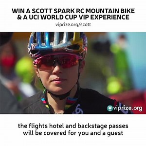 Now that is a good looking bike… and it’s being given away for a good cause! Enter for a chance to win a super limited edition SCOTT x World Bicycle Relief Spark RC mountain bike — and a trip for two to come claim your prize in person from the team 🤩 https://www.viprize.org/scott | Kate Courtney