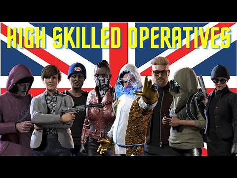All High Skilled Operatives in Watch Dogs Legion