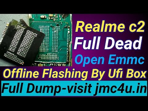 Realme C2 Dead boot Repair | Realme C2 offline Flashing with Ufi Box | Realme c2 Password Unlock