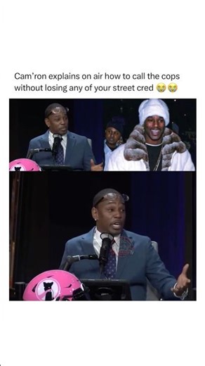 Cam’Ron explains on how to call the cops without losing your street cred🤣 #shorts #rap