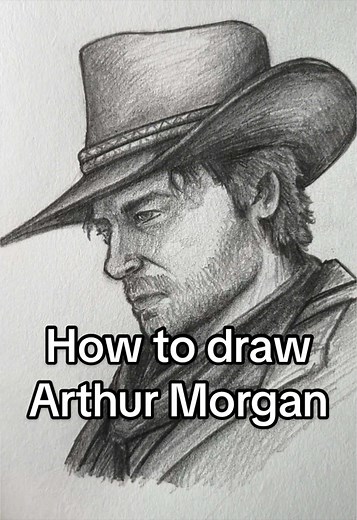 How to Draw Arthur Morgan Easy Step‑by‑Step RDR2 Tutorial