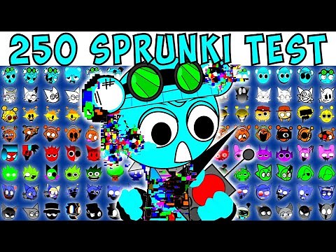 250 INCREDIBOX SPRUNKI TEST | FNF Character Test | Gameplay VS Playground
