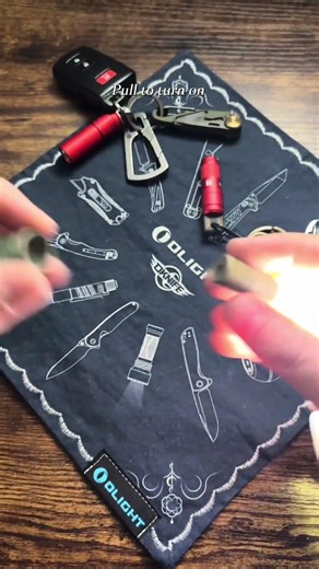 This tiny flashlight lives on my keys #edc #flashlight #keychain #pocketdump #camping