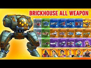 Brickhouse All Weapons - Mech Arena