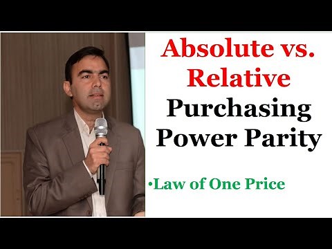 Purchasing Power Parity | absolute Vs. Relative PPP | Law of One Price | numerically explained