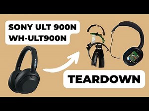 Sony WH-ULT900N & ULT Wear Headphone Teardown 🚀 Easy DIY Repair Tutorial