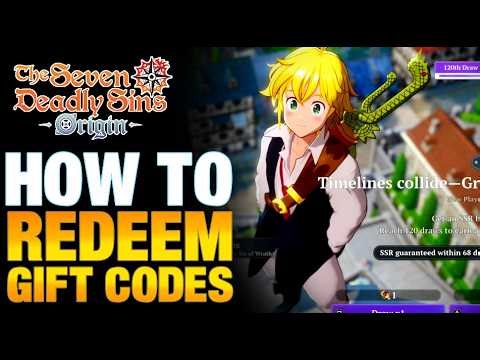 How To Redeem Gift Codes | Seven Deadly Sins: Origin #sevendeadlysinsorigins
