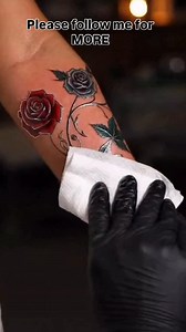 FOLLOW ME FOR UPDATES! FIRST EVER liquid chrome inks for tattoos follow me for info #chrome #tattoo #roses | Bj Colacino