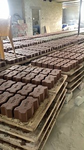 Automatic Brick Making Process at the Brick Factory | Art Action