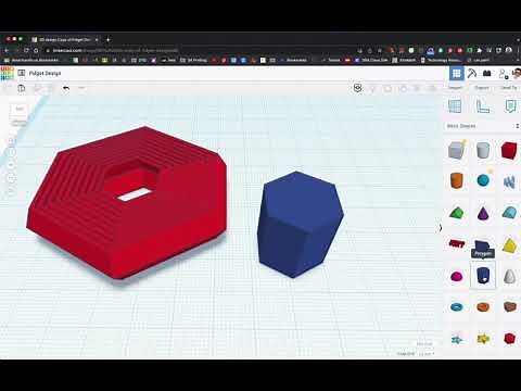 Fidget Design Tinkercad Tutorial
