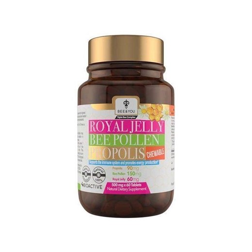 BEE & YOU Royal Jelly Propolis Bee Pollen 60 Chewable Tablets Of 500mg | Jumia Nigeria