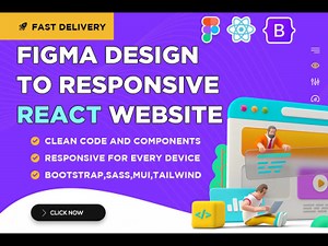 A responsive website or single-page application (SPA) with React.js.
