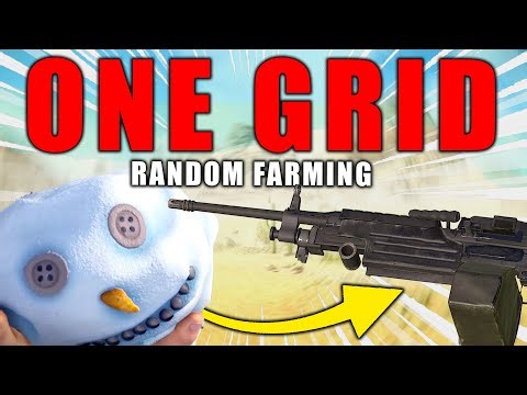 RUST but EVERY ITEM IS RANDOM (FANCYORB RANDOM FARMING ONE GRID)