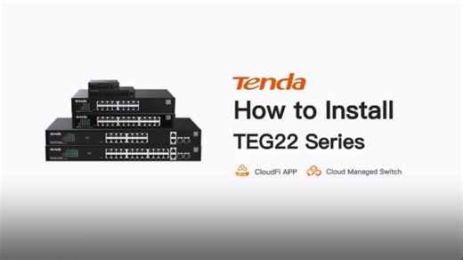 How to Install TEG22 Series Switch - Tenda Global(English)