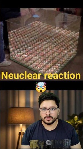 this is how nuclear chain reactions work."#NuclearScience#PhysicsExplained #ChainReaction#facts