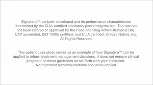 Learn how serial ctDNA testing with Signatera™ plays a critical role in the management of breast cancer, giving patients like Angela added peace of mind. | Natera