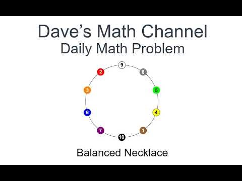 Daily Math Problem, 04-06-26: Balanced Necklace