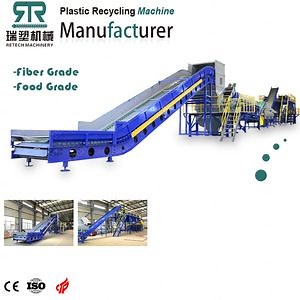 [Hot Item] China Factory Waste Plastic Pet Bottle Dirty Shredding Washing Dewatering Sorting Line