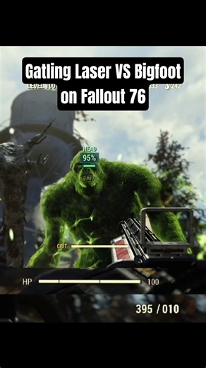 My Blood Sacrifice Ultracite Gatling Laser VS Bigfoot on Fallout 76 💀 #fallout76 #fallout #bethesda