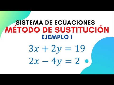 Substitution Method | Example 1 | 2x2 System of Equations | Step by Step | Super Easy
