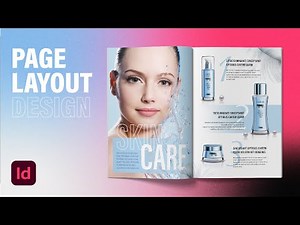 How to Magazine Page Layout Design in Adobe Indesign CC | Graphic Design Tutorials