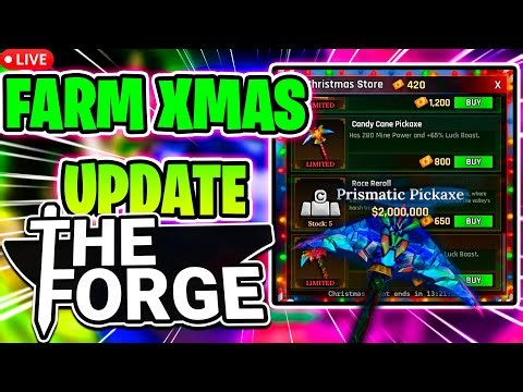 🎄FARMEANDO XMAS UPDATE en THE FORGE☃️🎄😈ARCANGEL NOOB TO PRO🪽