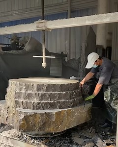 1M views · 1K reactions | Turning a big stone into a table with chairs | Lilyon DIY | Facebook