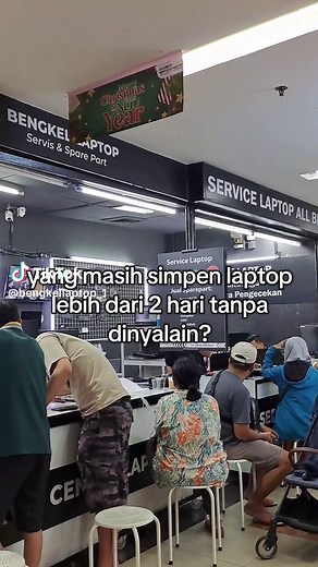 coba sebutin rekor nyimpen laptop terlama tanpa dinyalain versi kalian? Mau service Laptop tapi belum nemu tempat service yang recommended? Nah, pas banget nih! Kami menyediakan jasa service khusus Laptop yang profesional dan sudah berpengalaman. Yuk, bawa langsung ke Bengkel Laptop, bisa ditunggu dan bergaransi lho kak! BISA DITUNGGU GRATIS BIAYA PENGECEKAN GARANSI Dapatkan Diskon spesial mu dengan tag akun instagram Bengkellaptop_ !! SERVICE LAPTOP? DI BENGKEL LAPTOP AJA YUK! Kami melayani : .