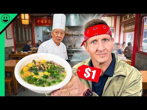 Shanghai Street Food Marathon!! From $1 to $1000!!