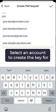 Set Up Your PGP Key on Mobile 🔐 | eM Client for Android and iOS