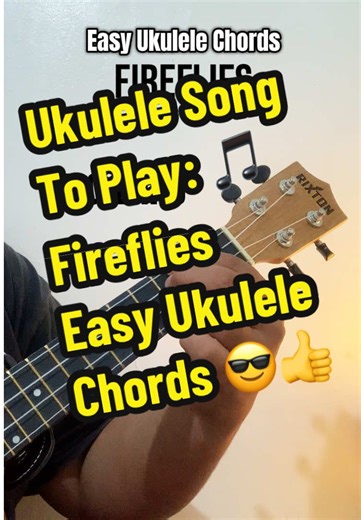 Fireflies: Easy Ukulele Song Tutorial