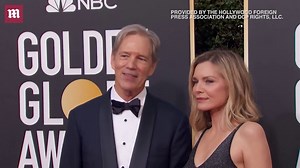Michelle Pfeiffer with hubby David Kelley at 2020 Golden Globes