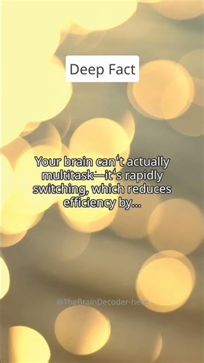 Multitasking is a Productivity Myth