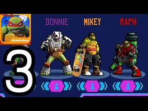 TMNT: Portal Power - iPhone Gameplay Walkthrough Part 3: Frost World