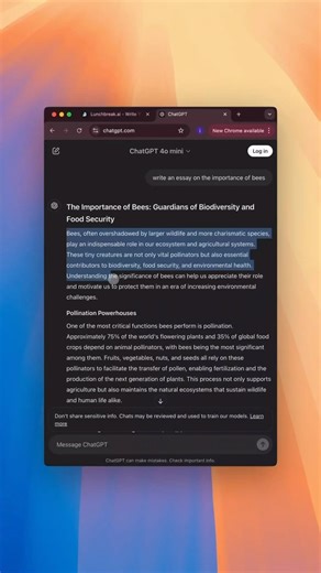 "Using AI with AI? That makes no sense 😂 " Actually, it's the only thing that makes sense. Your professor uses Turnitin's AI to detect your writing. So you use AI to protect yourself. Welcome to 2026. Turnitin scans for AI patterns. We trained our model on hundreds of thousands of real student essays to learn what passes. That's it. Lunchbreak doesn't just swap words. It rewrites using the exact sentence structures, flow, and natural patterns that real students use. The result? Text that scores