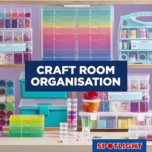 862 reactions · 70 shares | There's no such thing as too many crafts! We've got everything you need at Spotlight to organise your crafting essentials  Shop the range https://bitlylink.com/v1RNi | Spotlight | Facebook