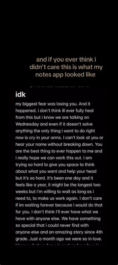Navigating Breakups with the Notes App
