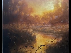 Class 3 part 2 of PAINTING BEAUTIFUL TONALIST LANDSCAPES - Painting Demonstration