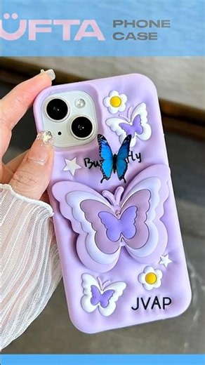 TUFTA for iPhone 12 Case, Butterfly Pop-Up Grip for Girls #iphonecase #applecases #cutecase