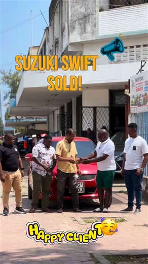 Smarteam Enterprise on Instagram: "🚗 Suzuki Swift – SOLD! 🎉 Another smooth deal sealed ✅. A happy client from here in Mombasa is now enjoying this sporty and fuel-efficient Suzuki Swift 💨🙌. Thank you for the trust — may the car serve you well. 📍 Smarteam Enterprise – Mombasa, Haile Selassie 📞 0722710319 – John #SuzukiSwift #HappyClient #MombasaCars #FuelSaver #ReliableRide #CarDealerKenya #smarteamenterprise"