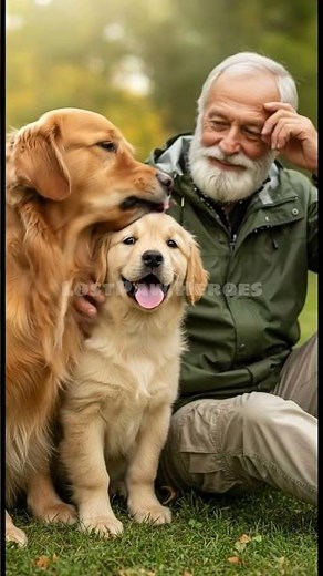 heartwarming puppy rescue golden retriever leads man to save trapped dog animal rescue